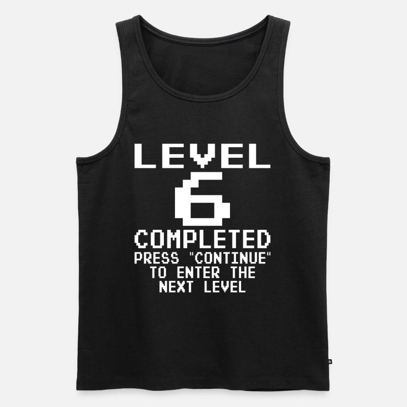Level 6 Complete - Men's Premium Organic Tank Top - black