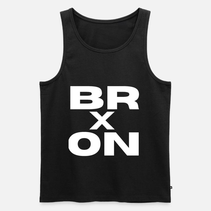 BRONX - Männer Premium Bio Tank Top - Schwarz