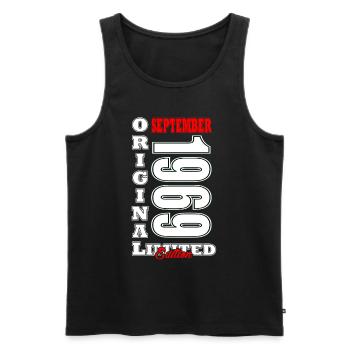 55th birthday 1969 Legendary since September 1969 - Men's Premium Organic Tank Top - black - Front - Michal (187cm)