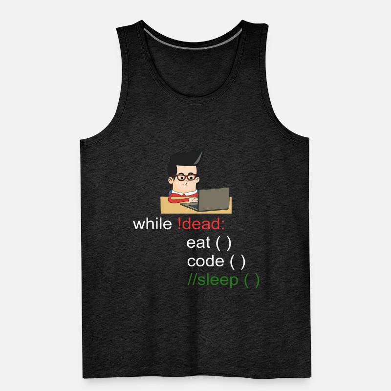 Programmierer Coden Informatiker Computer Männer Premium Bio Tank Top