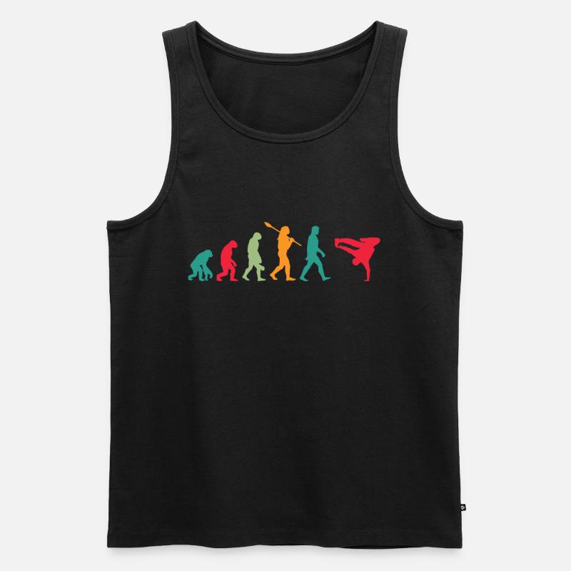 Evolution Breakdance - Men's Premium Organic Tank Top - black