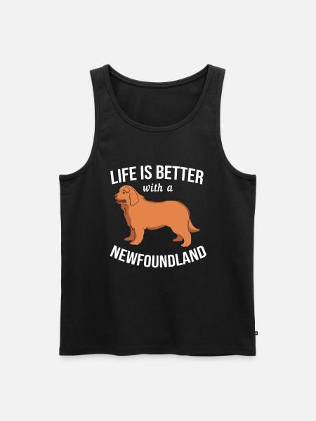 Newfoundland - Men's Premium Organic Tank Top - black
