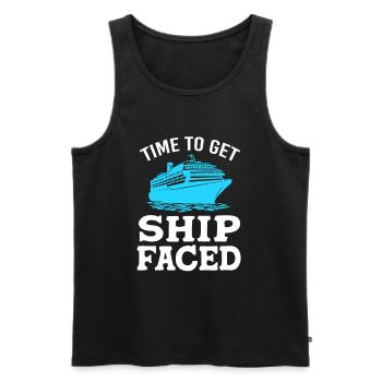 Cruise Cruise Ship - Men's Premium Organic Tank Top - black - Front - AI Model Male 178 light (178cm)