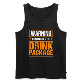 Cruise Cruise Ship - Men's Premium Organic Tank Top - black - Front - AI Model Male 178 light (178cm)