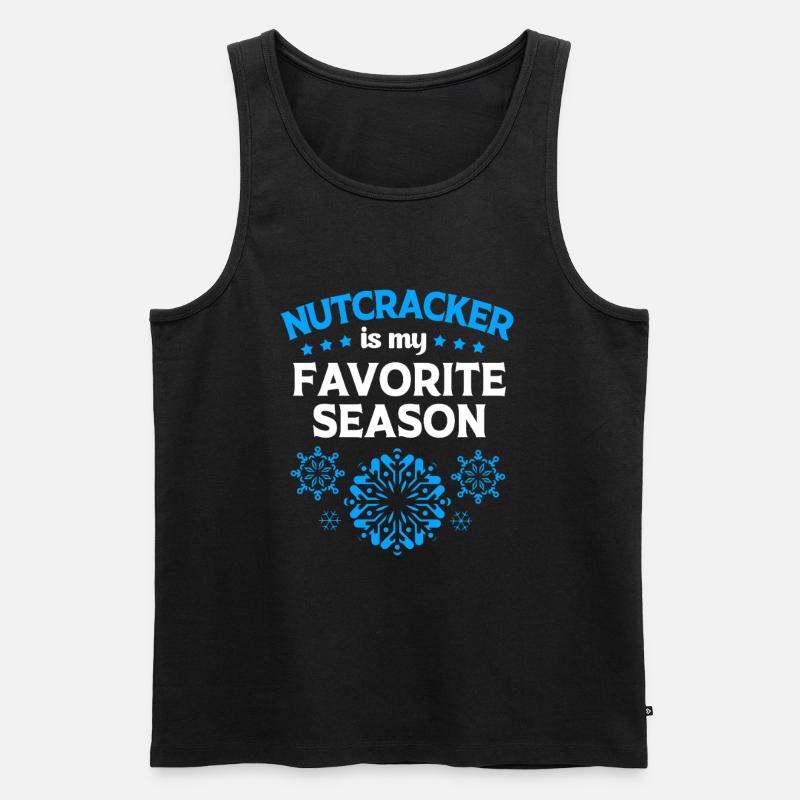 Weihnachten Nussknacker - Männer Premium Bio Tank Top - Schwarz