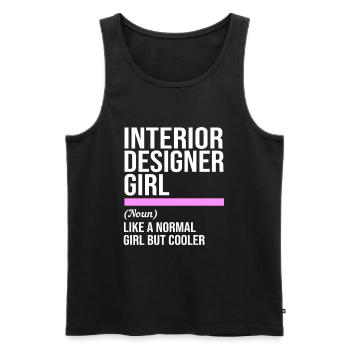 Architecture Architect Interior Designer - Men's Premium Organic Tank Top - black - Front - Michal (187cm)