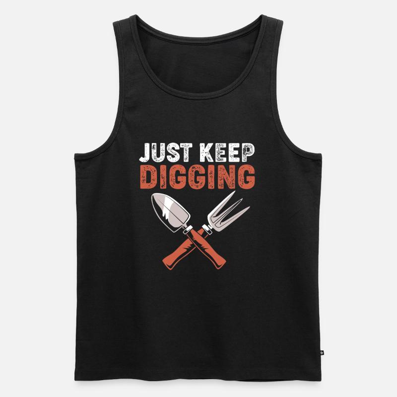 Archäologie - Männer Premium Bio Tank Top - Schwarz