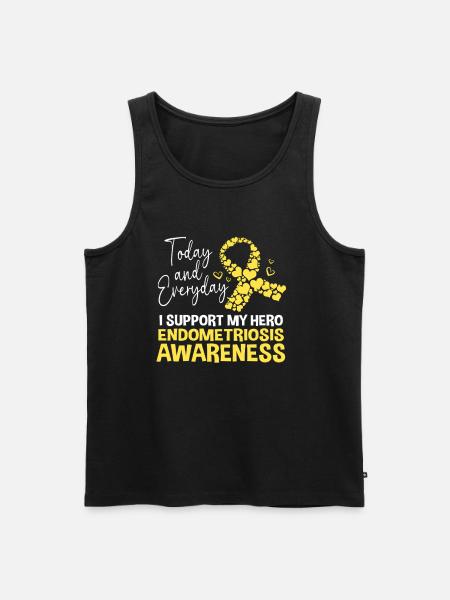 Endometriosis Endo - Men's Premium Organic Tank Top - black