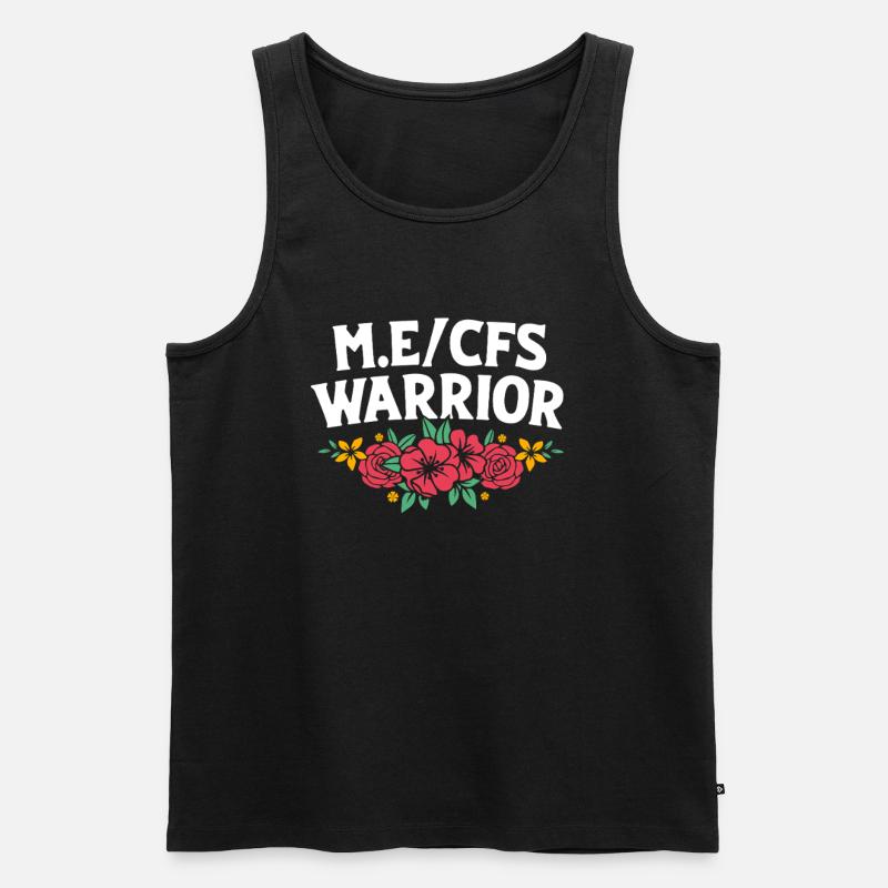 ME CFS - Männer Premium Bio Tank Top - Schwarz