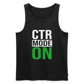 Mormons - Men's Premium Organic Tank Top - black - Front - AI Model Male 178 light (178cm)