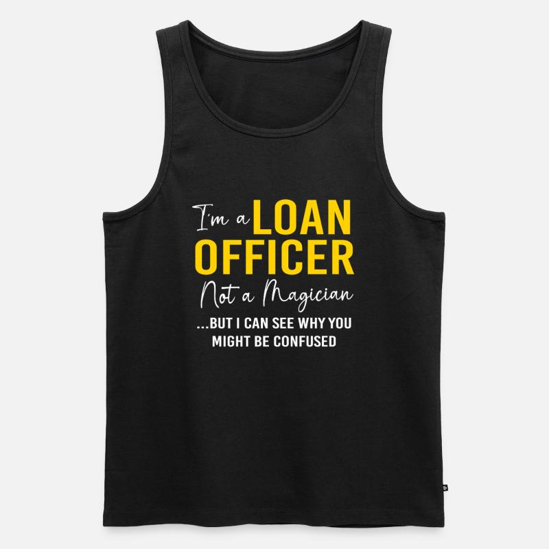 Schulden Hypothek Eigentumswohnung - Männer Premium Bio Tank Top - Schwarz