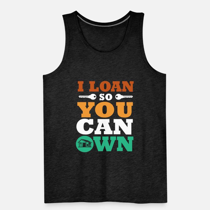 Hypothek Eigentumswohnung Schulden Männer Premium Bio Tank Top