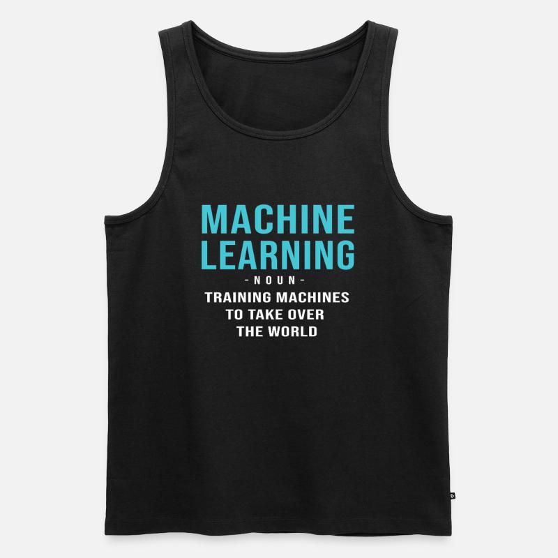 GPT Programmer Coder - Men's Premium Organic Tank Top - black