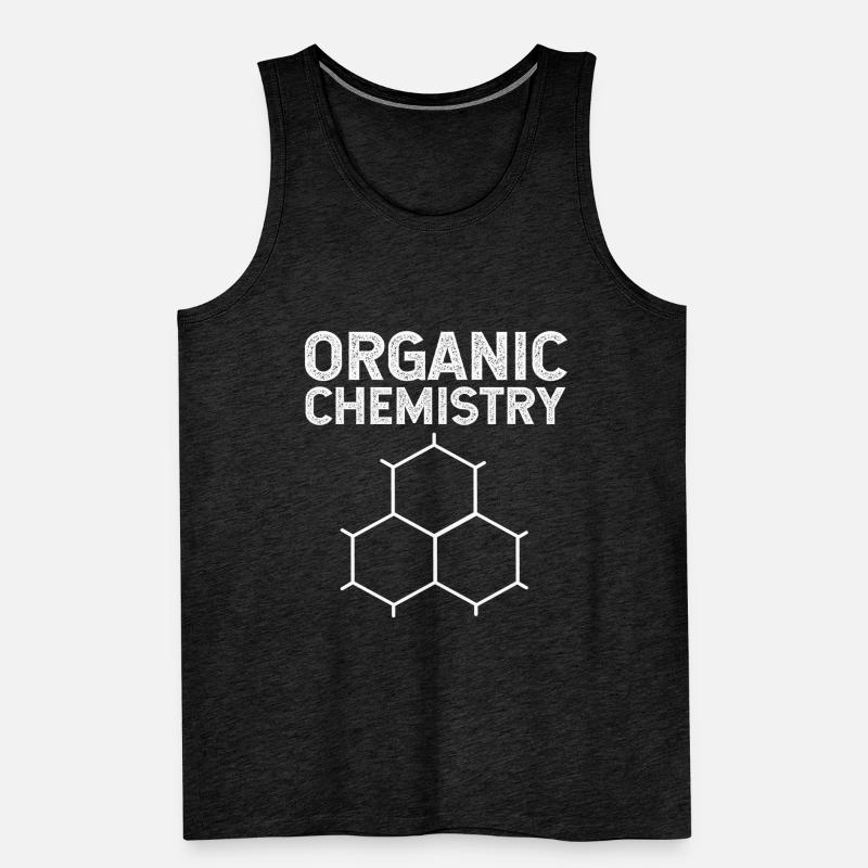 Structural formula chemistry science physics laboratory Men's Premium Organic Tank Top