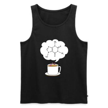 Chemistry Science Physics Laboratory Structural Formula - Men's Premium Organic Tank Top - black - Front - Michal (187cm)