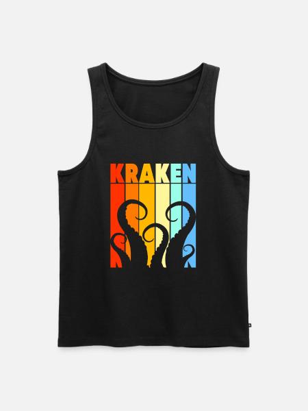 Octopus Octopus Octopus Octopus Octopus - Men's Premium Organic Tank Top - black
