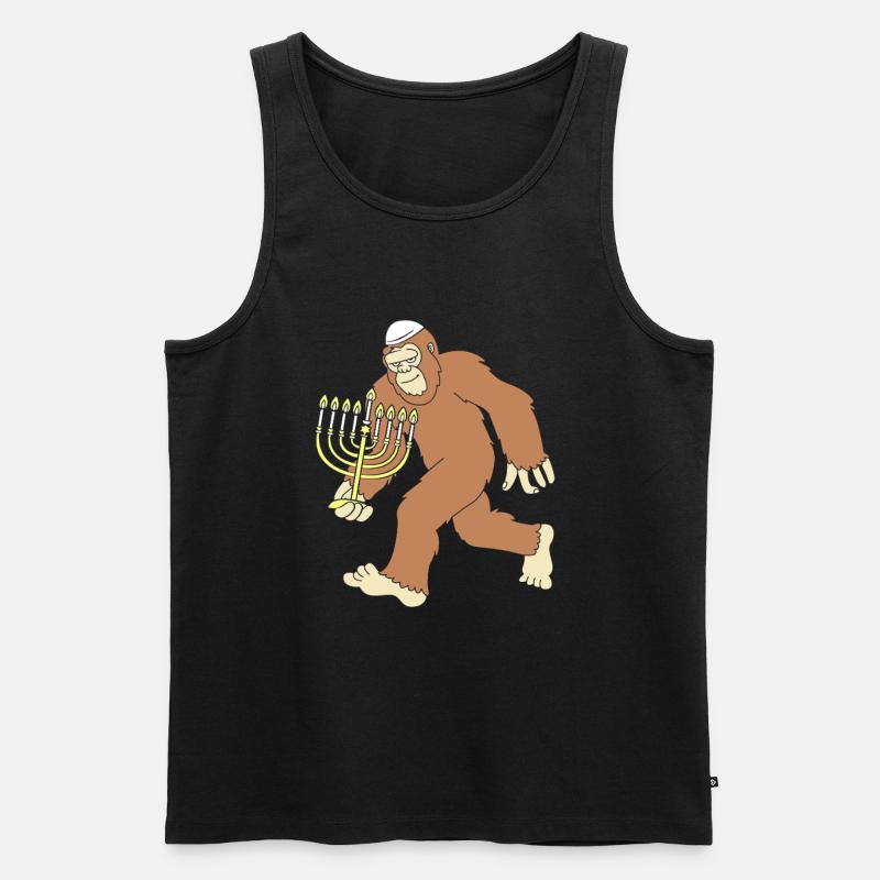 Hanoukka Hanoukka Hanoukka - Débardeur bio Premium Homme - noir