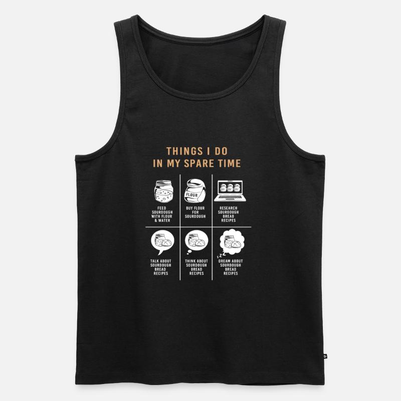 Baker Baker Baking - Men's Premium Organic Tank Top - black