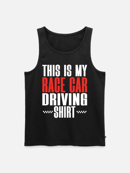 Race Car Driver Racing Driver - Men's Premium Organic Tank Top - black