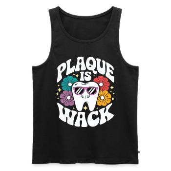 Retro Dental Humor Woman Dentist - Men's Premium Organic Tank Top - black - Front - Michal (187cm)