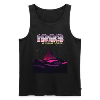 SW 1993 Pyramide Limited Edition - Männer Premium Bio Tank Top - Schwarz - Vorne - Michal (187cm)