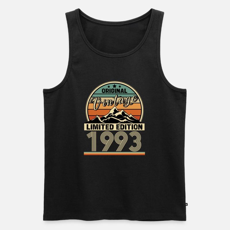 1993 - Männer Premium Bio Tank Top - Schwarz