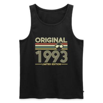 1993 - Männer Premium Bio Tank Top - Schwarz - Vorne - Michal (187cm)