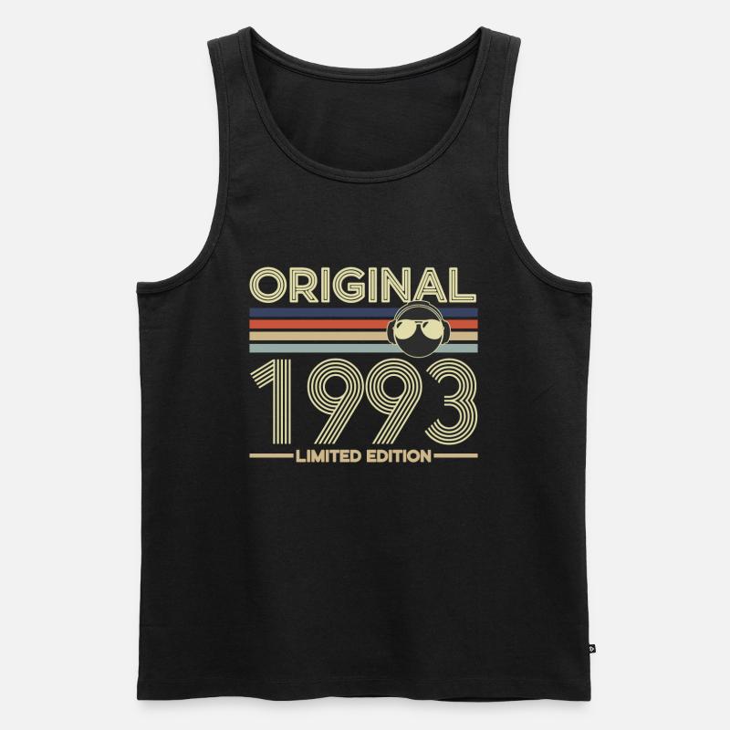1993 - Männer Premium Bio Tank Top - Schwarz
