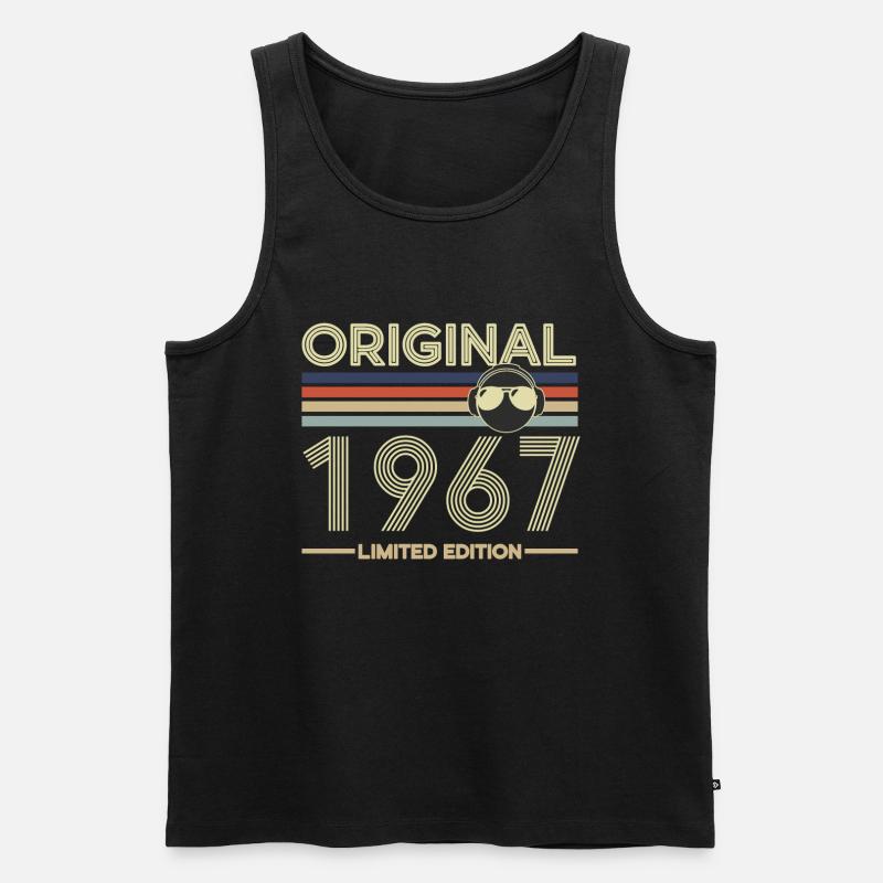 1967 - Männer Premium Bio Tank Top - Schwarz