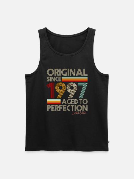 1997 - Men's Premium Organic Tank Top - black