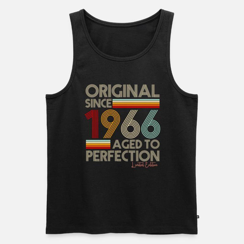 1966 - Männer Premium Bio Tank Top - Schwarz
