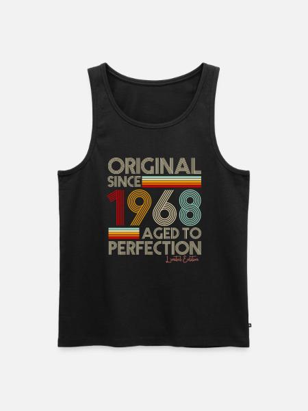 1968 - Men's Premium Organic Tank Top - black