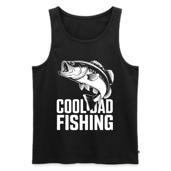 Cool Dad Fishing - Débardeur bio Premium Homme - noir - Devant - Michal (187cm)