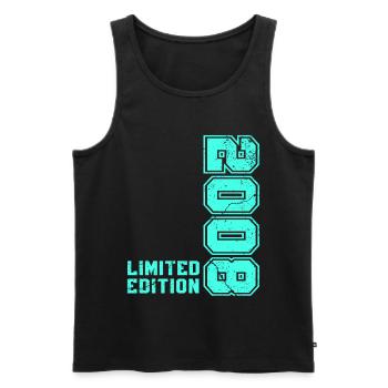2008 Vintage Vintage Birthday Gift Retro - Men's Premium Organic Tank Top - black - Front - Michal (187cm)