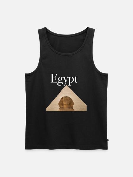 Pyramid pyramids Egypt - Men's Premium Organic Tank Top - black