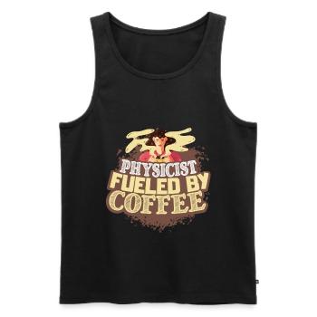 Physiker Physik - Männer Premium Bio Tank Top - Schwarz - Vorne - AI Model Male 178 light (178cm)