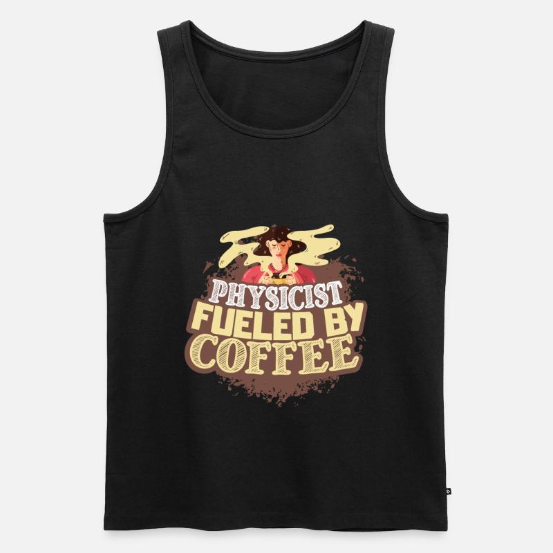 Physiker Physik - Männer Premium Bio Tank Top - Schwarz