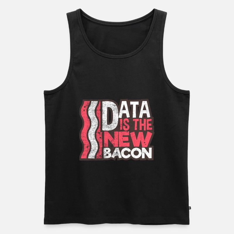 Computer scientist coding - Men's Premium Organic Tank Top - black