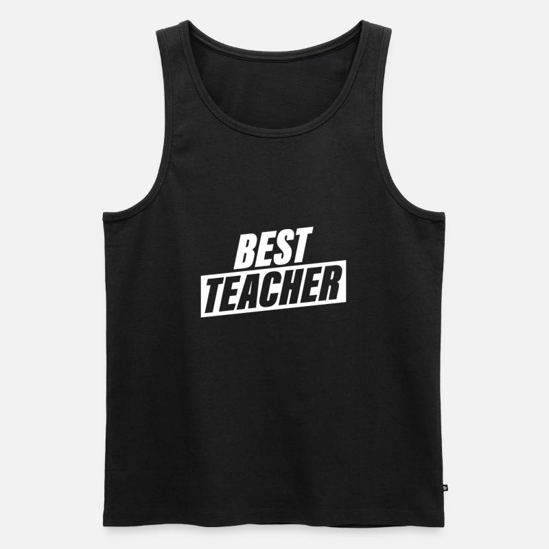 Lehrer - Männer Premium Bio Tank Top - Schwarz