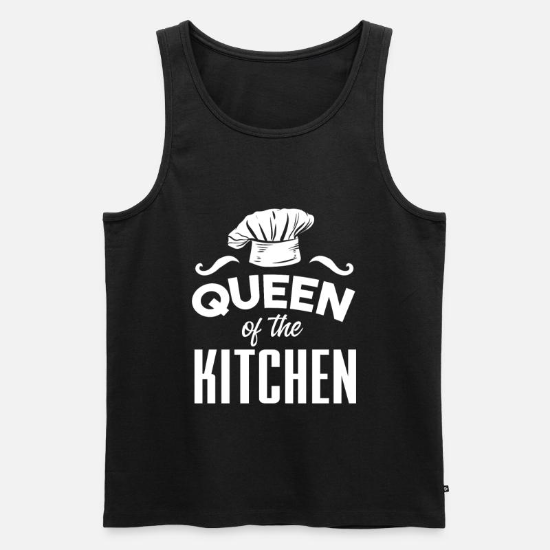 Küche Köchin - Männer Premium Bio Tank Top - Schwarz