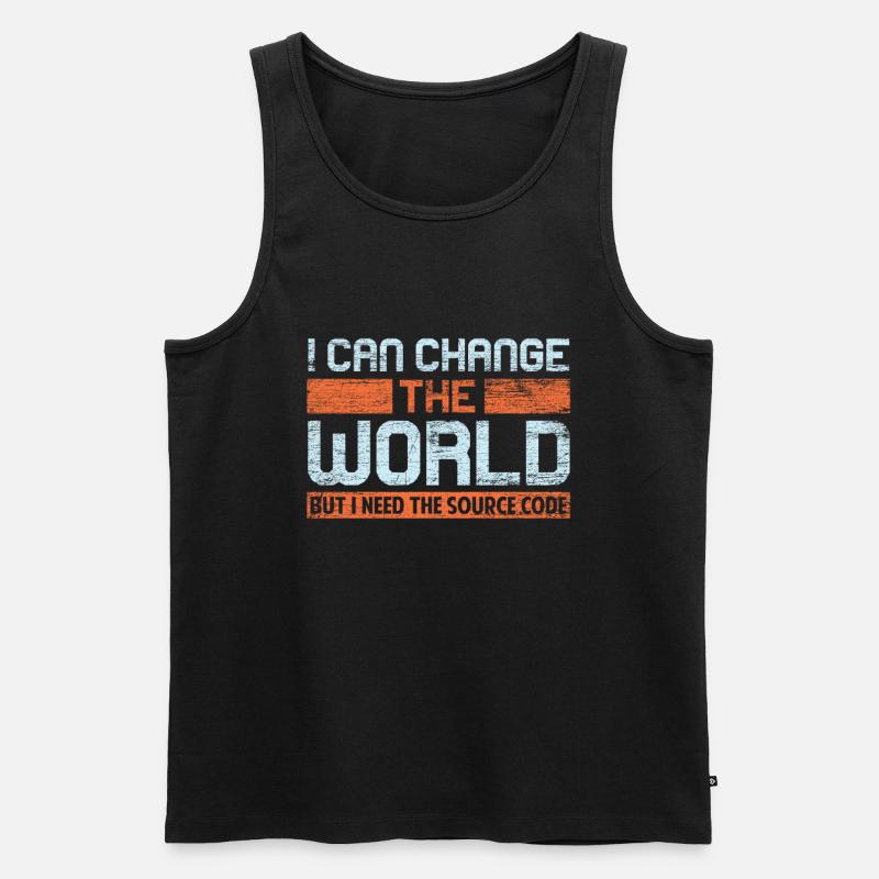 Programming Nerd Computer Science - Men's Premium Organic Tank Top - black