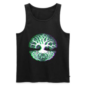 Celtic knot - Men's Premium Organic Tank Top - black - Front - AI Model Male 178 light (178cm)