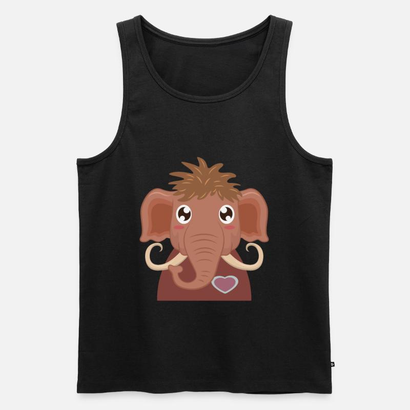 mammoth - Men's Premium Organic Tank Top - black