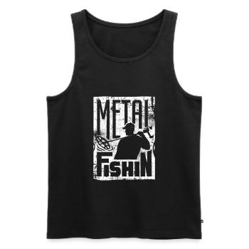 Metalldetektor Schatzsucher - Männer Premium Bio Tank Top - Schwarz - Vorne - Michal (187cm)
