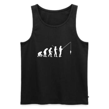 pêche - Débardeur bio Premium Homme - noir - Devant - Michal (187cm)