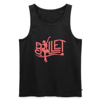 Ballet dancer - Men's Premium Organic Tank Top - black - Front - Michal (187cm)