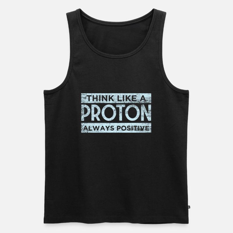 Physik - Männer Premium Bio Tank Top - Schwarz