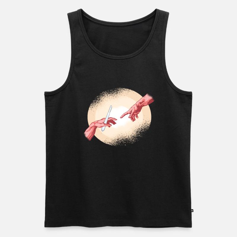 Chirurg - Männer Premium Bio Tank Top - Schwarz