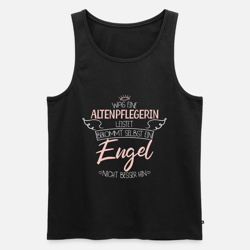 Altenpflegerin - Männer Premium Bio Tank Top - Schwarz