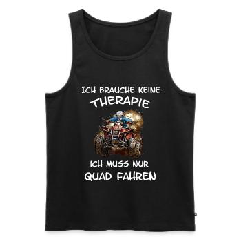 4 Reifen Quad ATV sport - Männer Premium Bio Tank Top - Schwarz - Vorne - Michal (187cm)